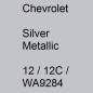Preview: Chevrolet, Silver Metallic, 12 / 12C / WA9284.